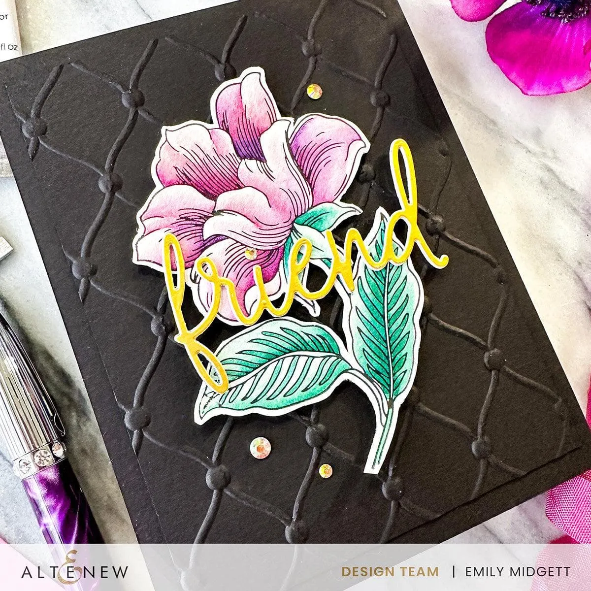 Tufted Elegance 3D Embossing Folder