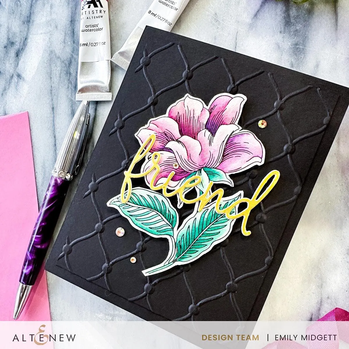 Tufted Elegance 3D Embossing Folder