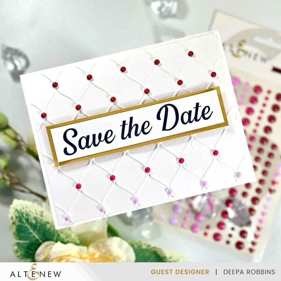 Tufted Elegance 3D Embossing Folder