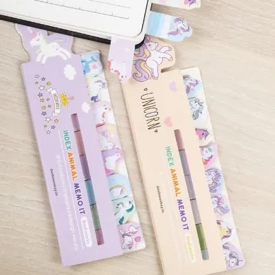 Unicorn Post-It Notes | Unicorn Design Sticky Notes For School / Office
