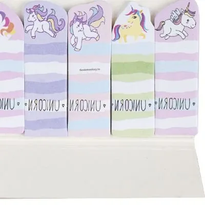Unicorn Post-It Notes | Unicorn Design Sticky Notes For School / Office