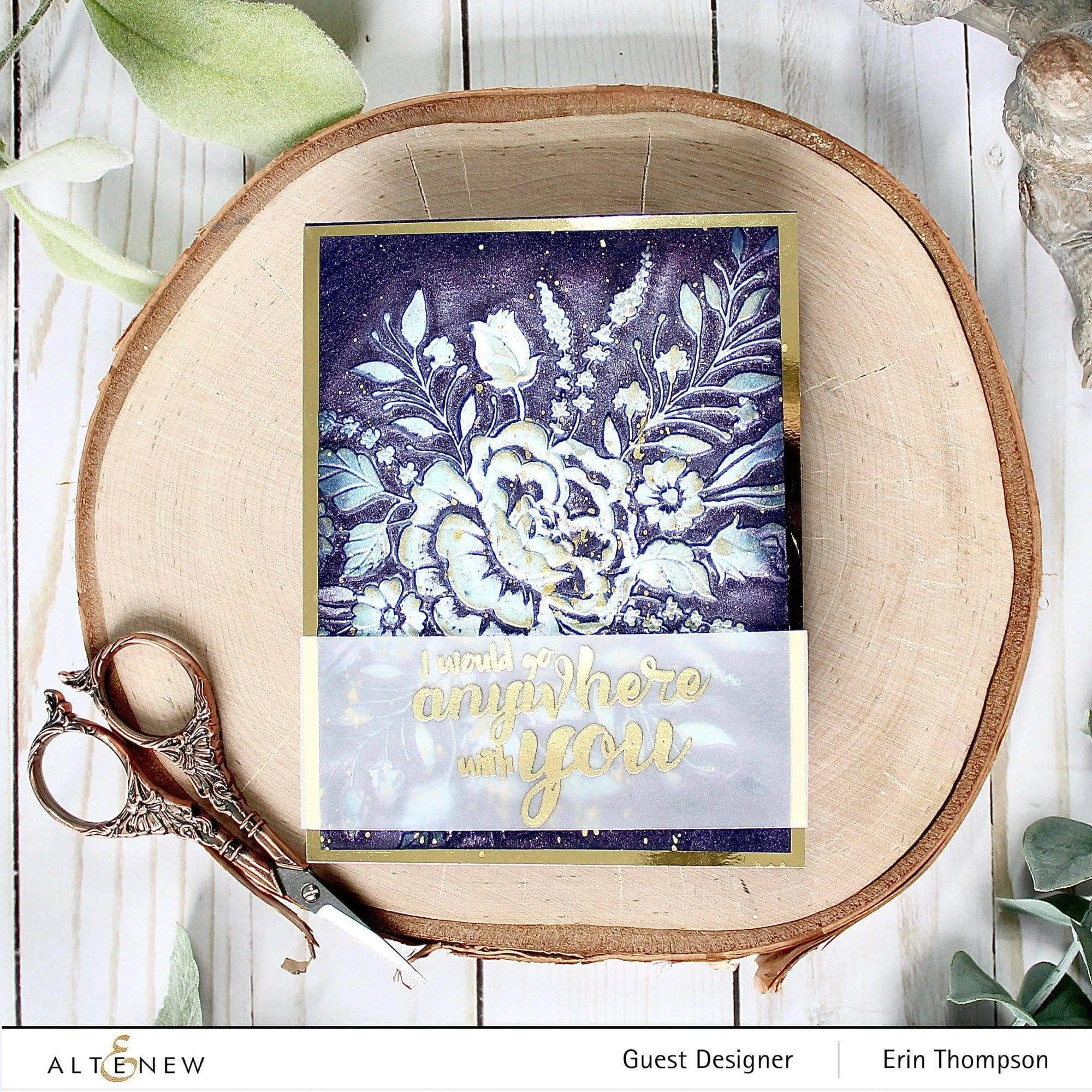 Whimsical Bouquet 3D Embossing Folder