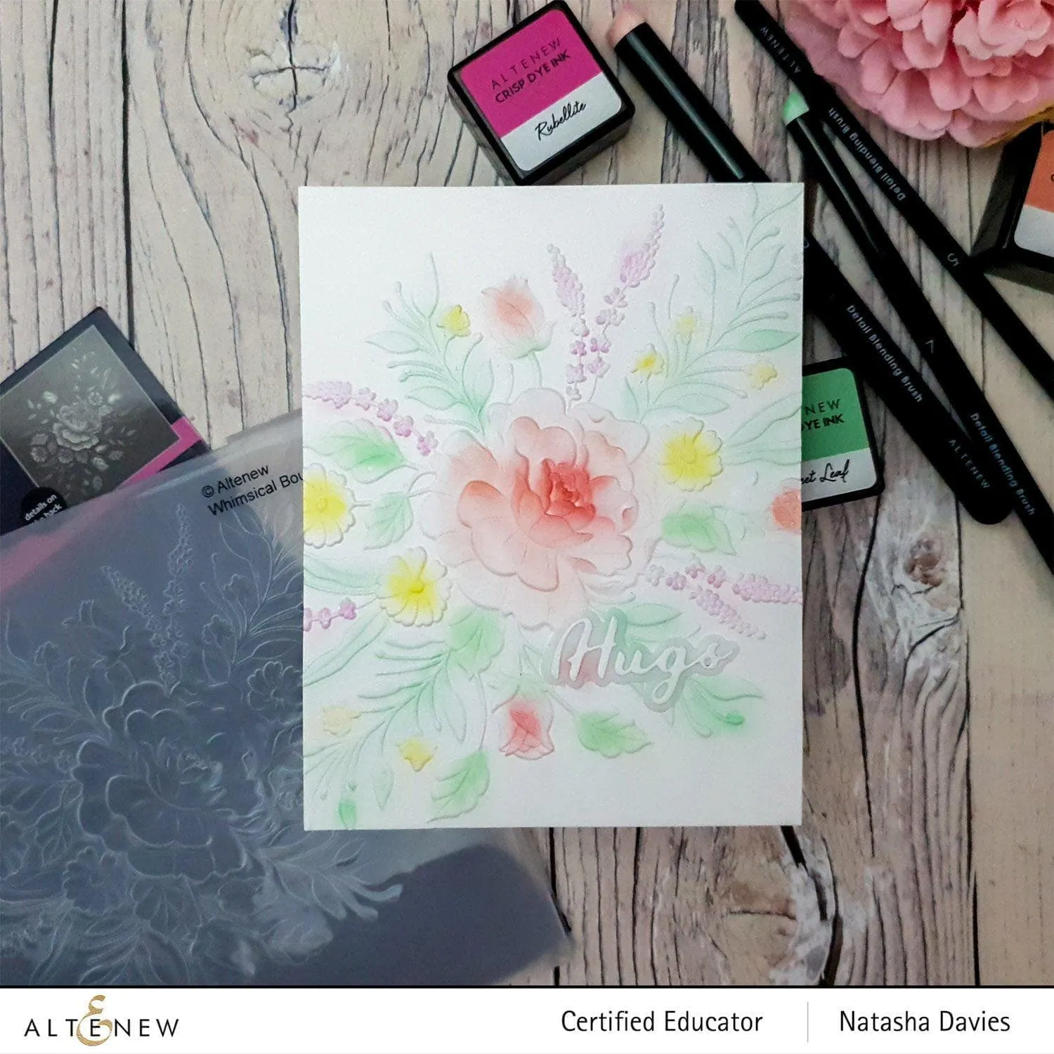 Whimsical Bouquet 3D Embossing Folder