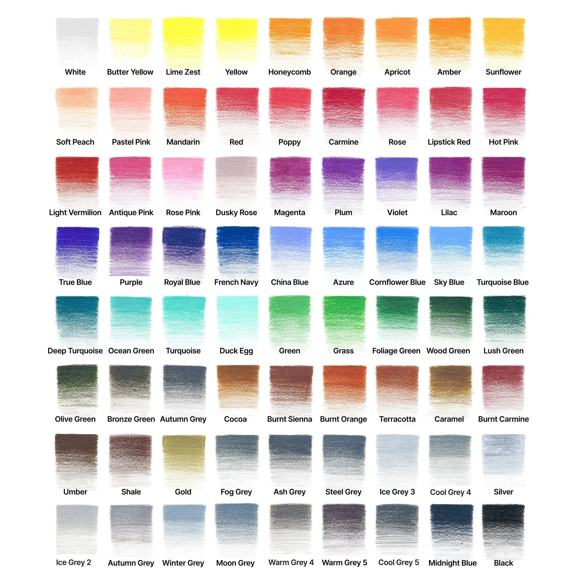 Winsor & Newton Studio Pencil Set 72