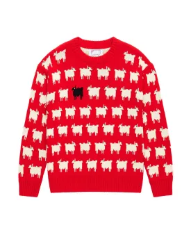 Women's Fitted "Diana Edition" Cotton Sheep Sweater