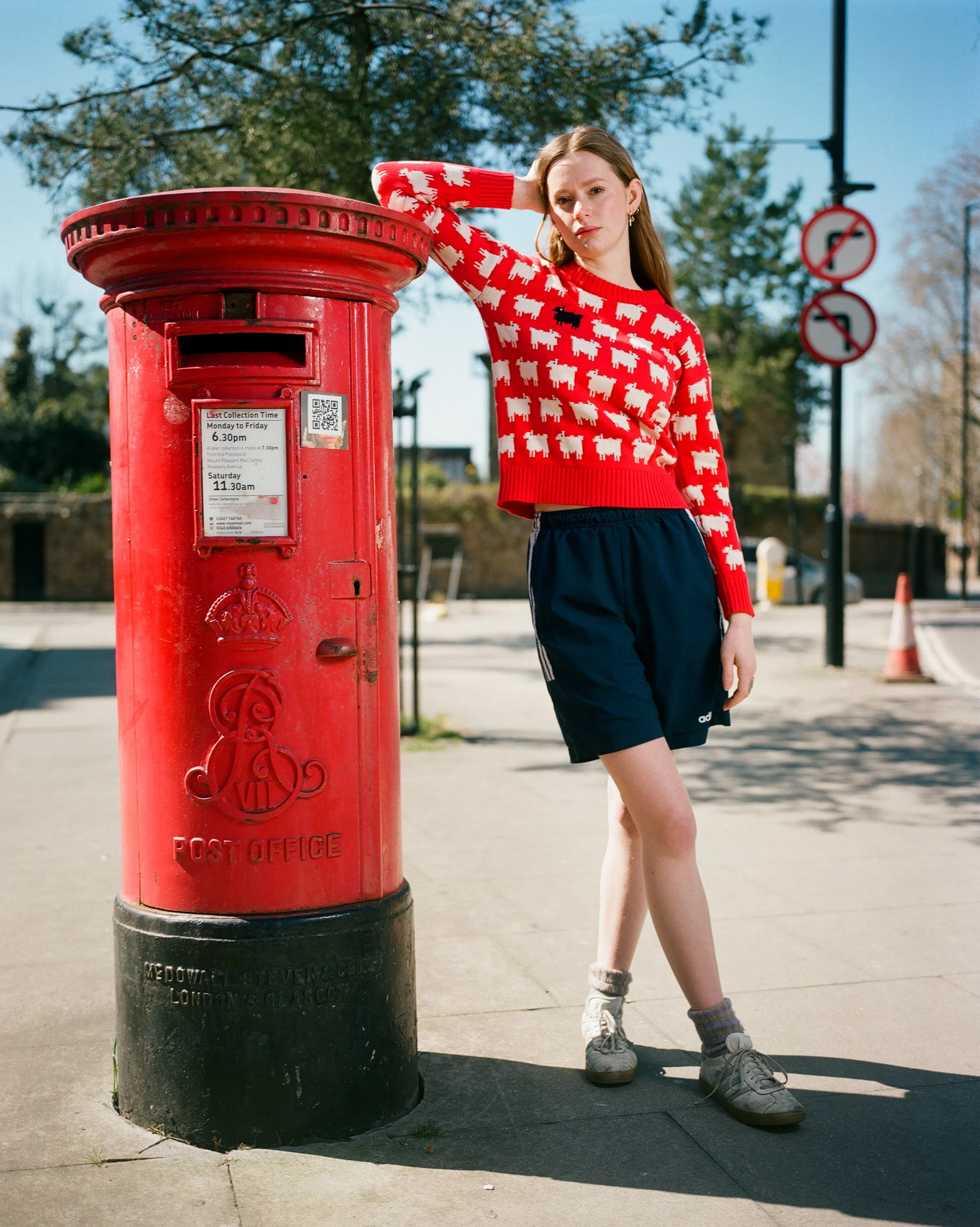Women's Fitted "Diana Edition" Cotton Sheep Sweater