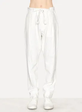 Woven Pleated Trousers