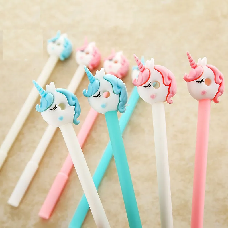 X 22285 UNICORN DONUT GEL PEN-DISCONTINUED