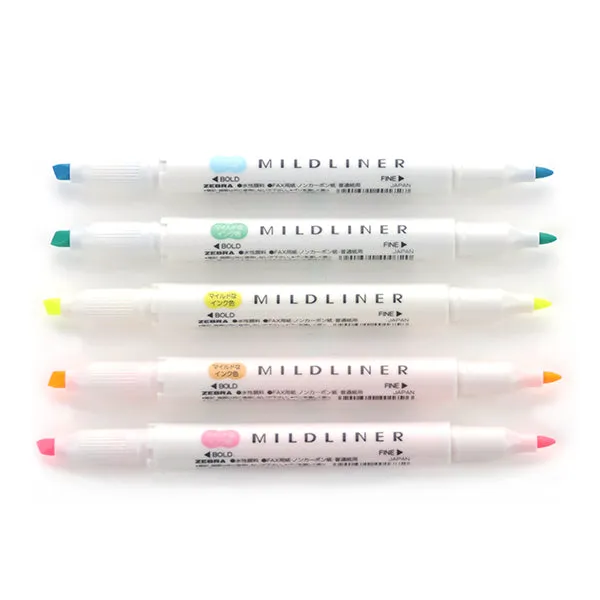 Zebra Mildliner Double-Sided Highlighter - 25 Colours